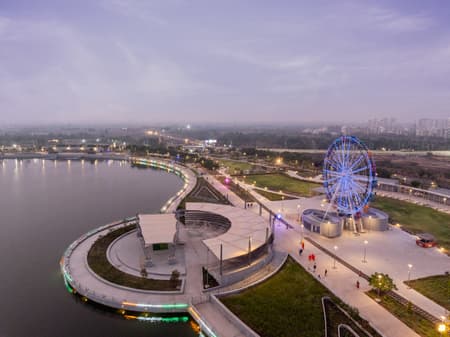 Atal Sarovar at Rajkot Smart City